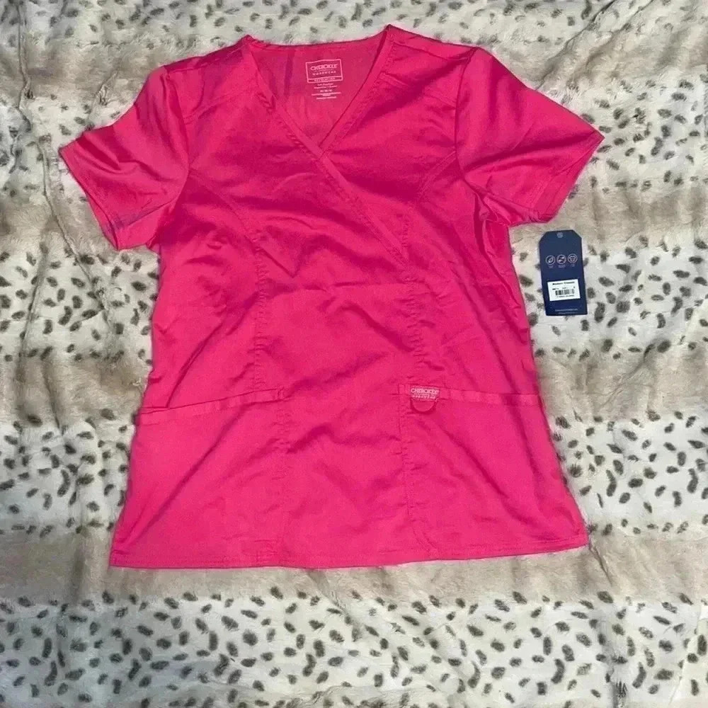 NWT Cherokee Workwear Scrub Top